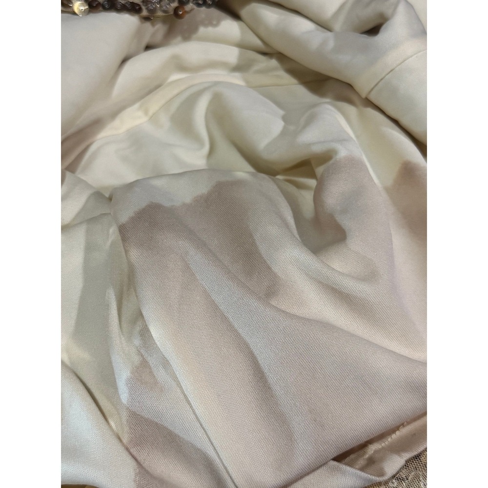 Lulus Gold Sequin Open Back Midi Dress Large Party Cocktail NYE - Picture 9 of 10